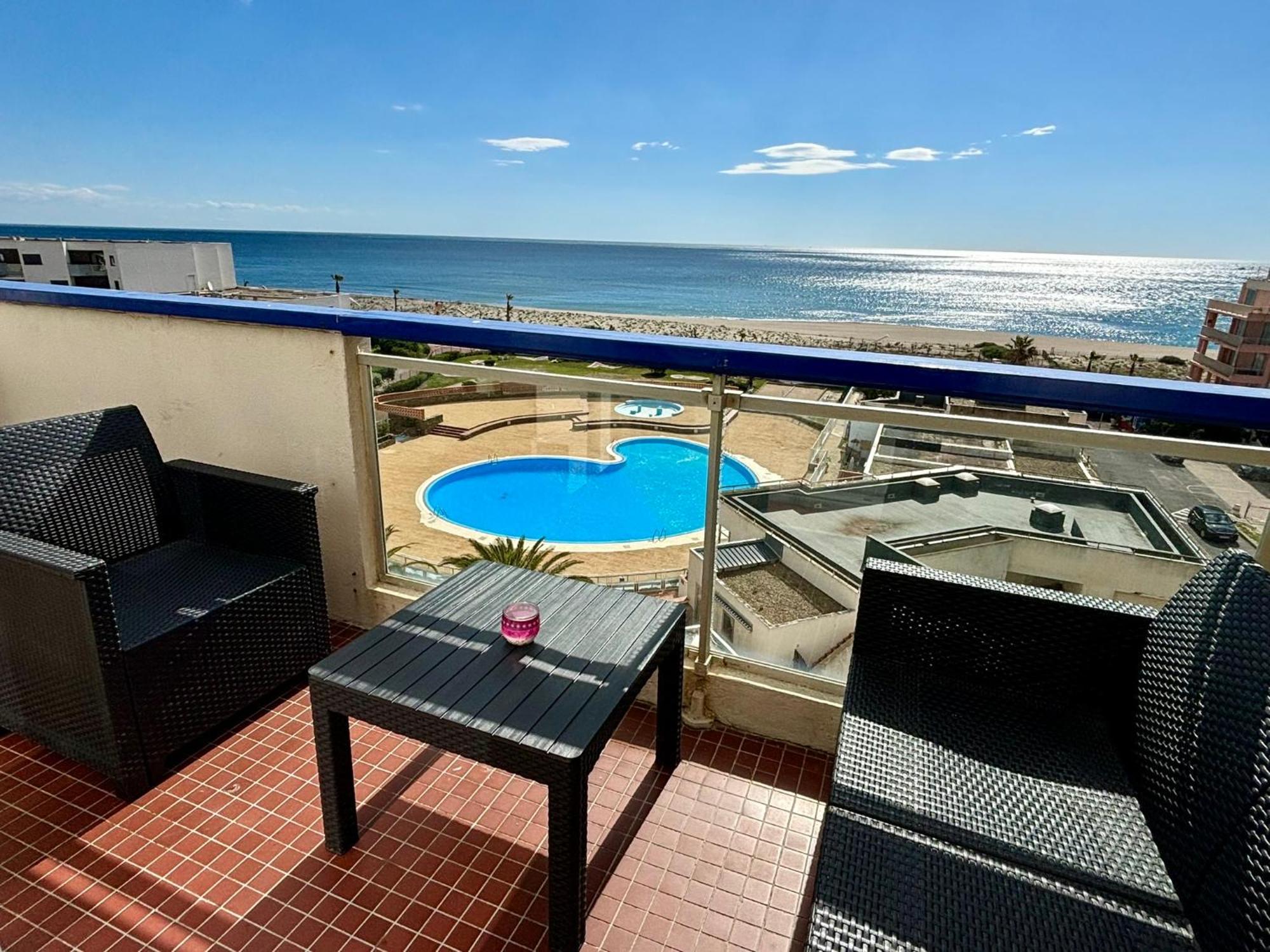 *Au Lydia* Appartement Vue Sur Mer, Avec Piscine. Le Barcarès Esterno foto